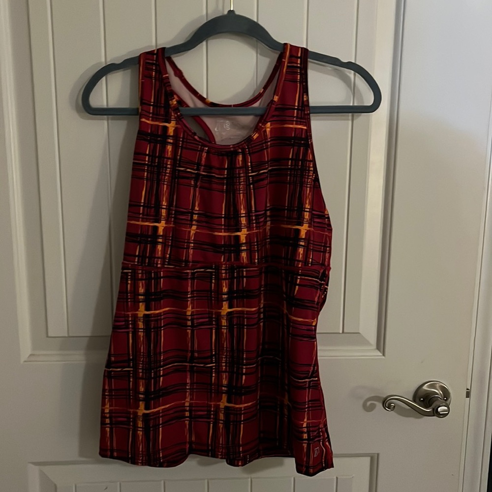 Skirt sport racerback tank with built in bra XL